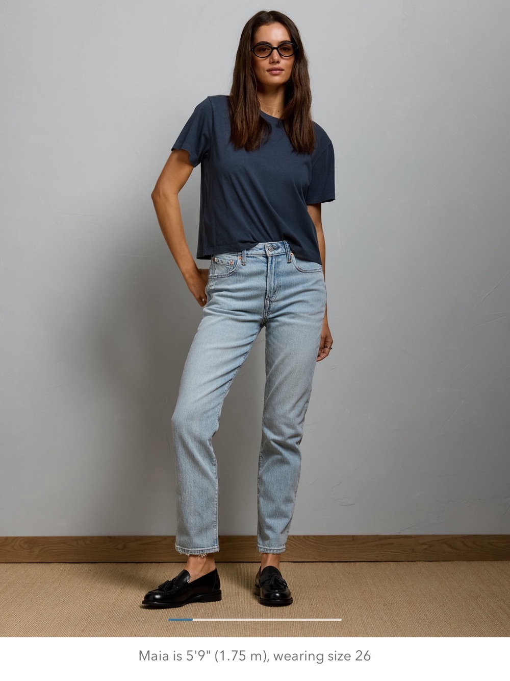 Women’s Dark Indigo Straight Jeans